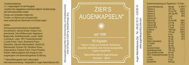 Zier's Augenkapseln Bundle